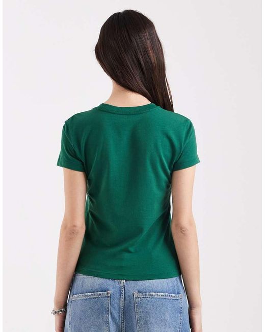 Nike Green Chill Cropped Graphic T-shirt