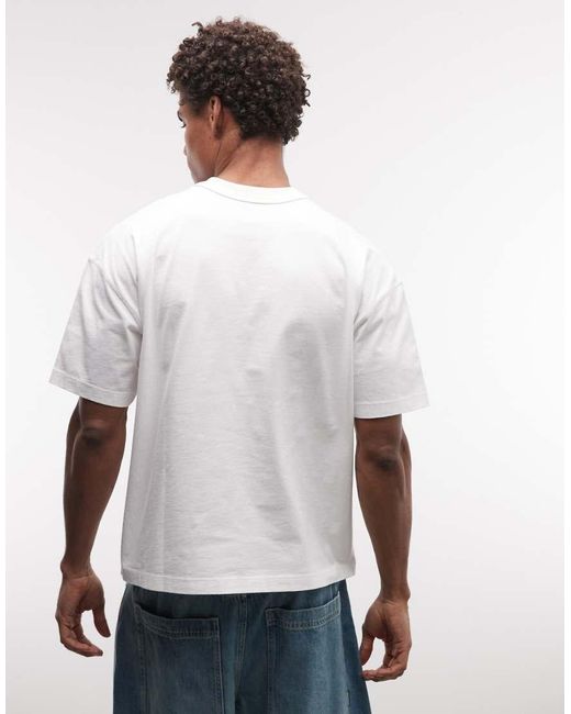 AllSaints White Troppo Short Sleeve Graphic Logo T-shirt for men