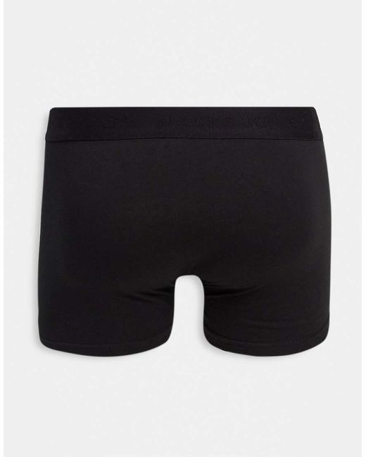 Jack & Jones Black 5 Pack Trunks for men