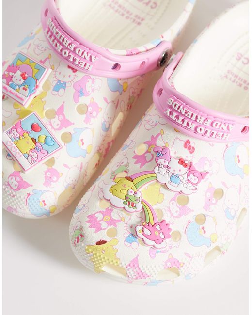 CROCSTM Pink – hello kitty – klassische clogs