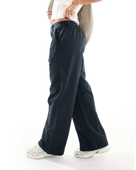 Nike Blue Msc Twill Wide Leg Trousers