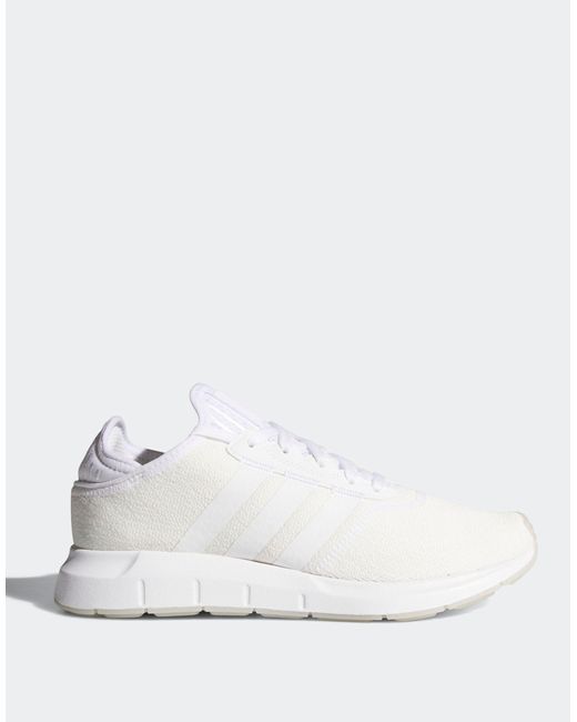 adidas originals white swift run sneakers