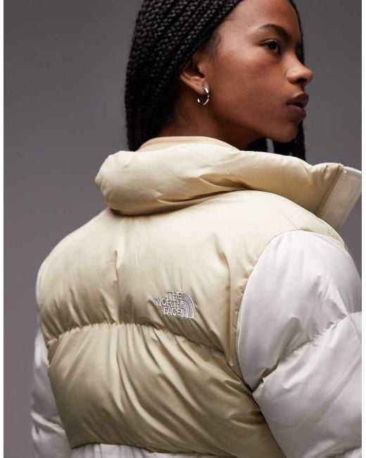 The North Face Brown Saikuru Logo Puffer Jacket