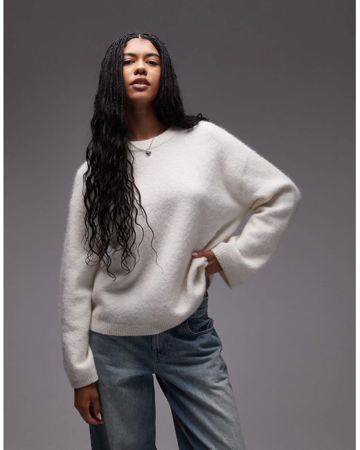 ARKET Gray Super Soft Alpaca Wool Blend Relaxed Sweater