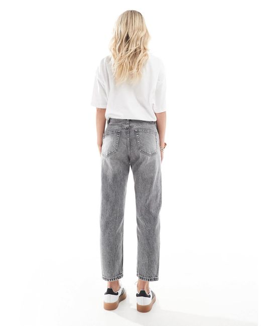 Pull&Bear Blue Petite High Rise Mom Jean