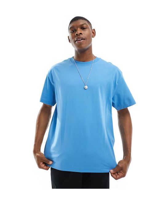 Weekday – oversize-t-shirt in Blue für Herren