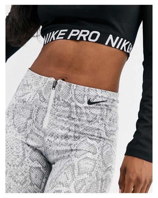 Nike clearance snakeskin leggings