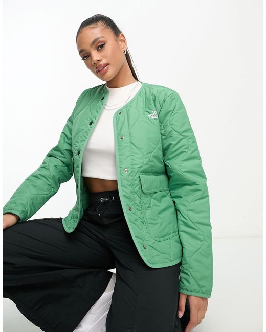 The North Face Green Ampato Quilted Liner Jacket