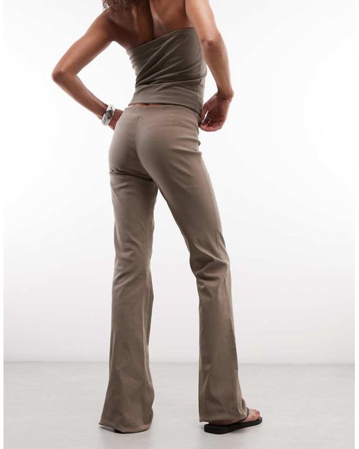 Monki Brown Bengaline Trousers