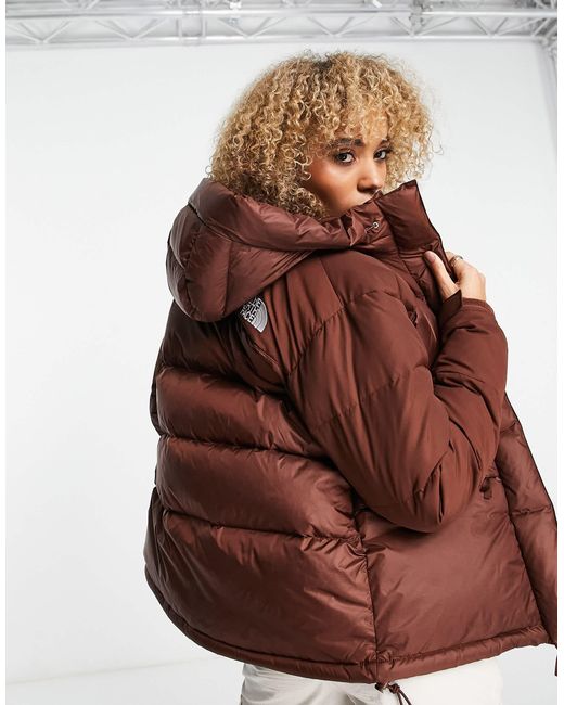 The North Face Brown Himalayan Down Parka Coat