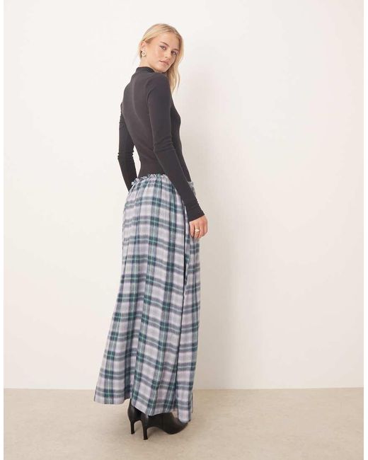 ASOS Multicolor Asos Design Tall High Neck Long Sleeve Hybrid Maxi Dress