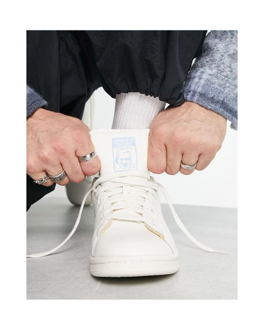 Stan smith - sneakers bianche e blu da Uomo di adidas Originals in Nero |  Lyst