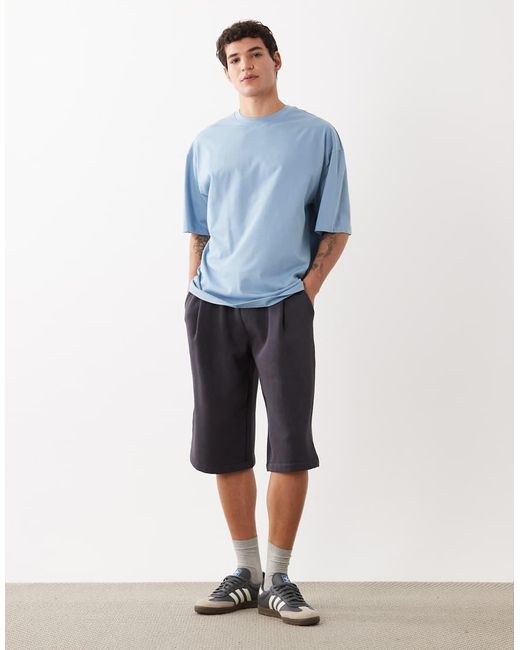 ASOS Blue Essentials Oversized T-Shirt for men