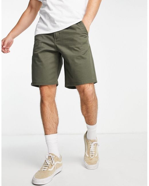Vans Relaxed Fit Authentic Chino Shorts in Green for Men Lyst