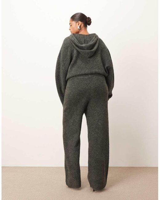 ARRANGE Multicolor Curve Boucle Knit Straight Leg Trouser Co-ord