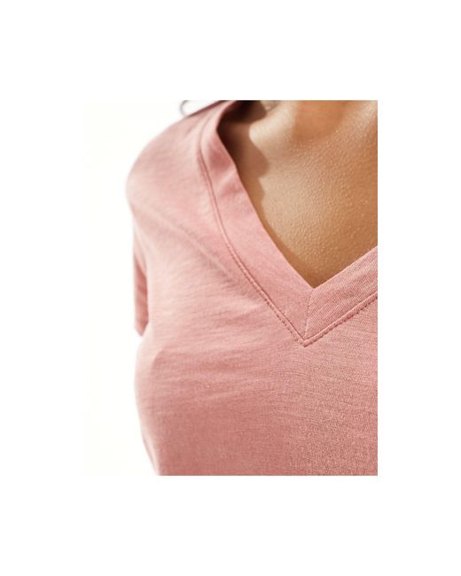 Madewell Pink V Neck T-shirt