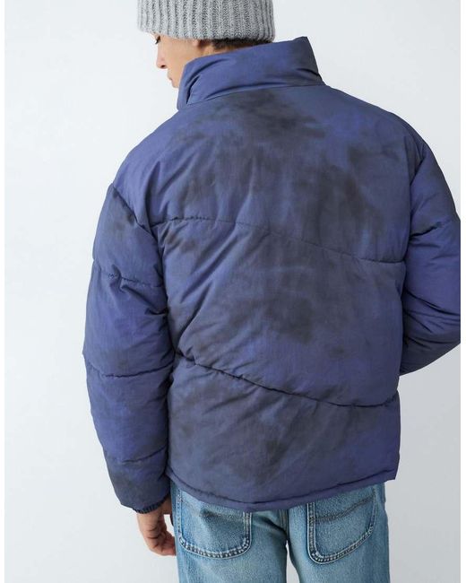 Balmohk Blue Puffer Jacket for men