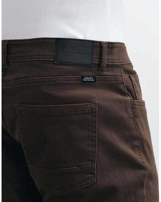 Blend White Regular Straight Leg Chino for men