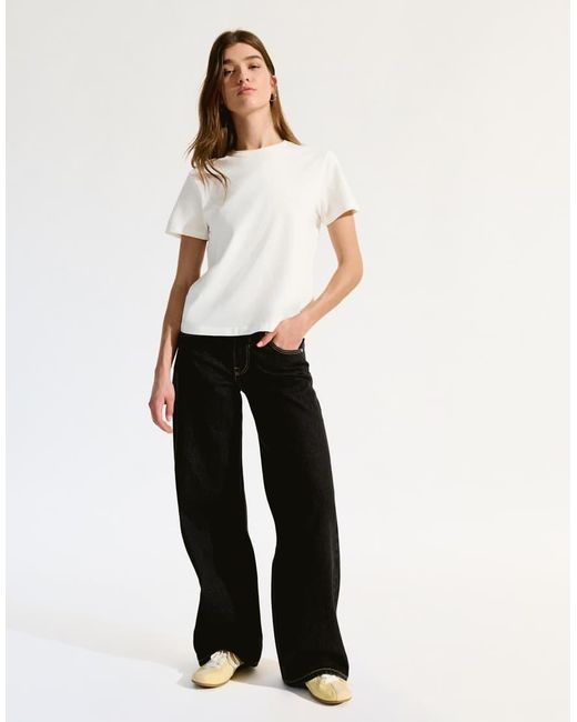Bershka Black Pack Of 2 Short Sleeve T-shirts