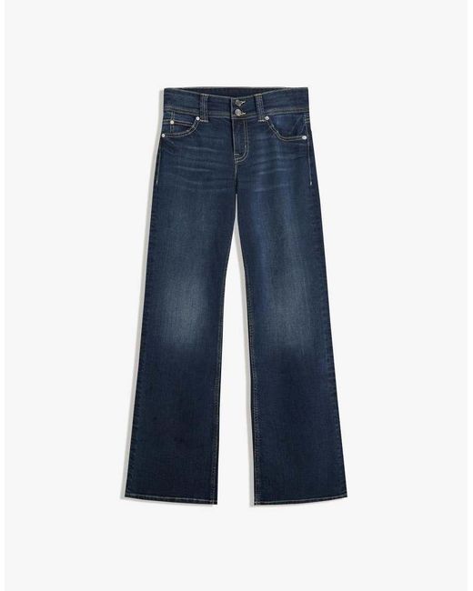Bershka Red Bootcut Jeans