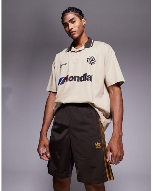 Firebird - short Adidas Originals pour homme en coloris Brown