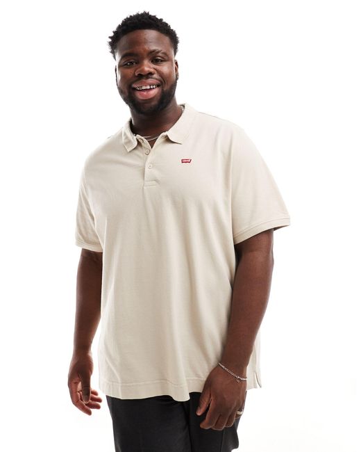 Levi's Natural Big & Tall Polo Shirt With Small Logo for men
