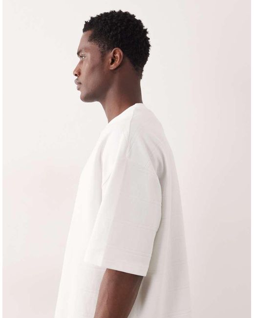 ASOS White Boxy Oversized T-shirt for men