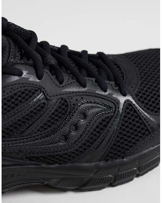 Saucony Black Grid Legacy Trainers