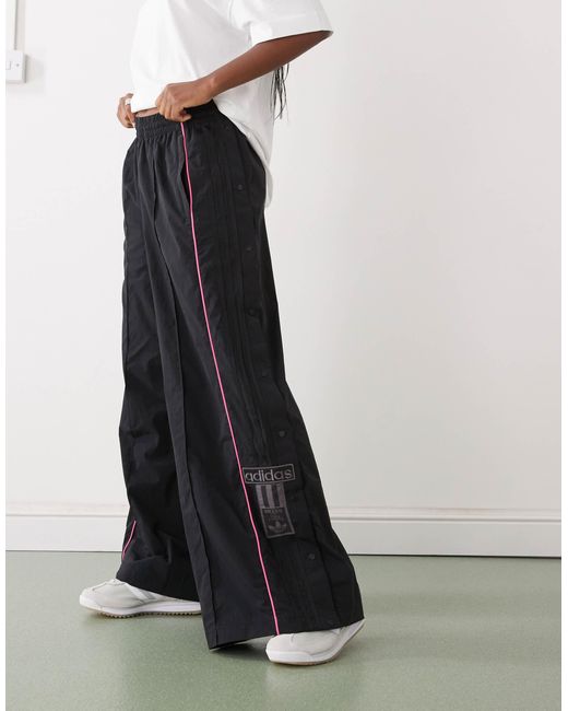 adidas Originals Adibreak Oversized Track Pants in Black | Lyst Canada