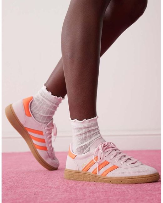Adidas Originals Pink Handball Spezial Sneakers for men