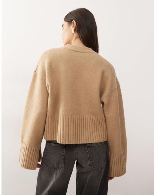 Monki Natural – strickpullover