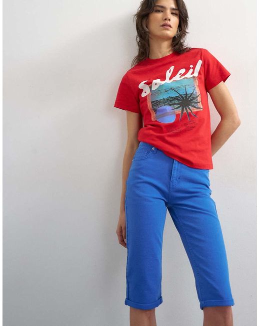 TOPSHOP Capri in het Blue