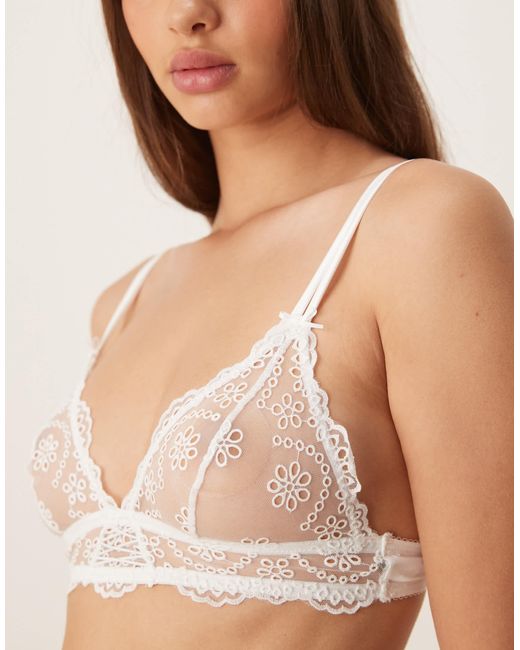 ASOS Natural – missy – weicher longline-bh