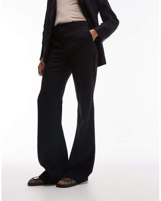 Mango White Tailored Flare Trouser Co-ord