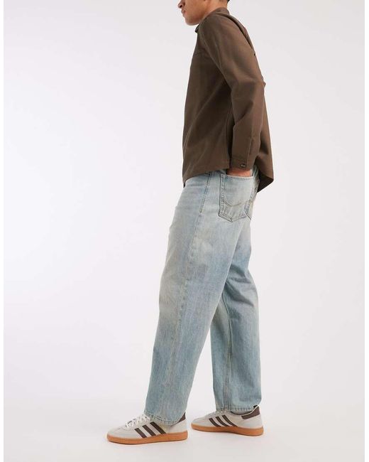 Jack & Jones Blue Alex baggy Fit Jeans for men