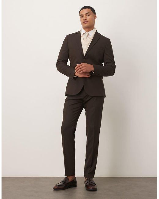 Blazer Slim Fit di SELECTED in Gray da Uomo