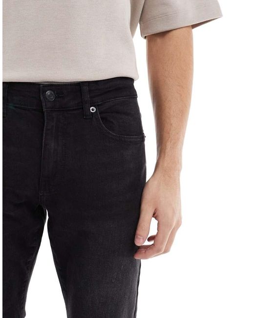Only & Sons White Weft Regular Fit Jeans for men