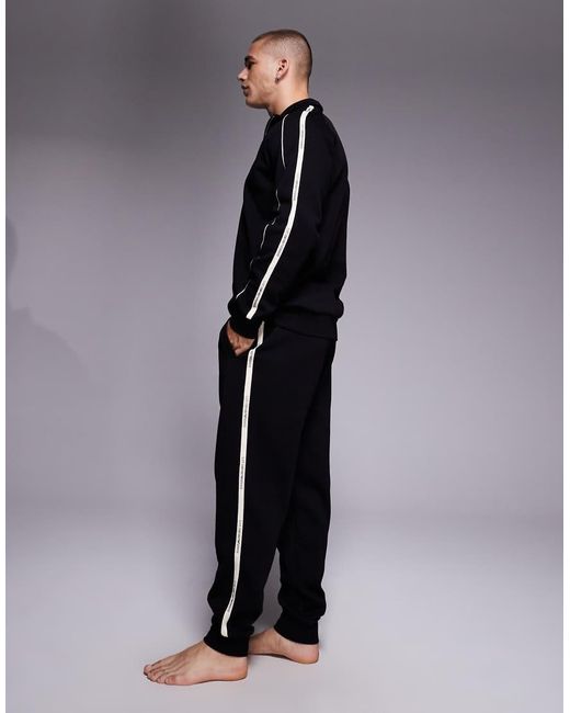 EA7 Blue Armani Tape Joggers Co-Ord for men