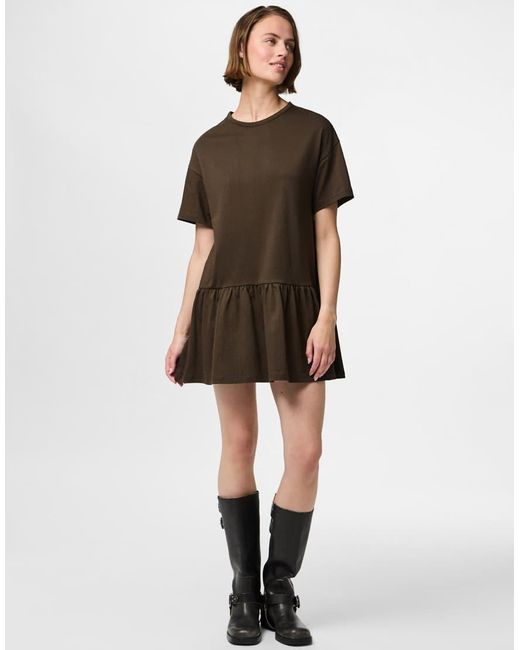 Pieces Mini-Jurk in het Brown