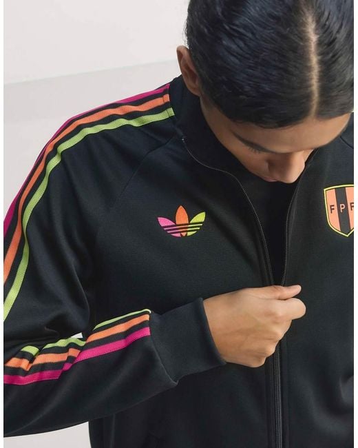 Adidas Originals Blue Peru Originals Track Top for men
