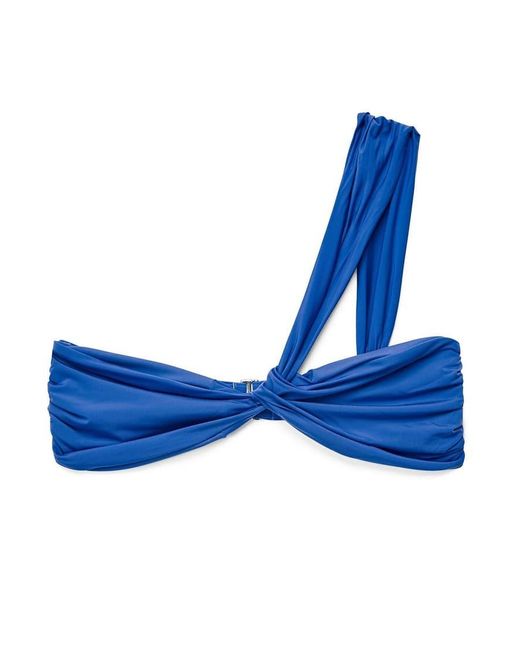 NA-KD Blue Twisted Bikini Top