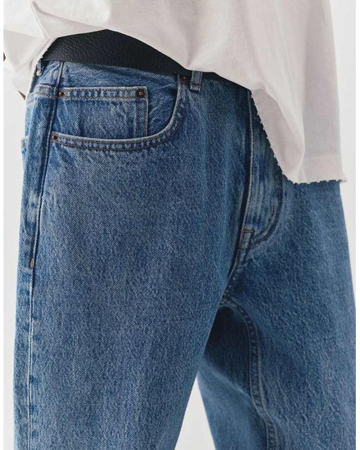 Pull&Bear Blue Standard Jeans for men
