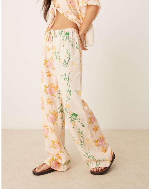 ASOS Natural Abi Beach Pants