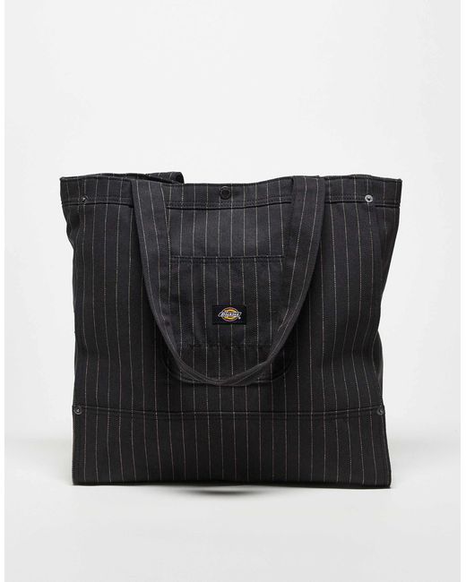 Cabas rayé Dickies en coloris Black