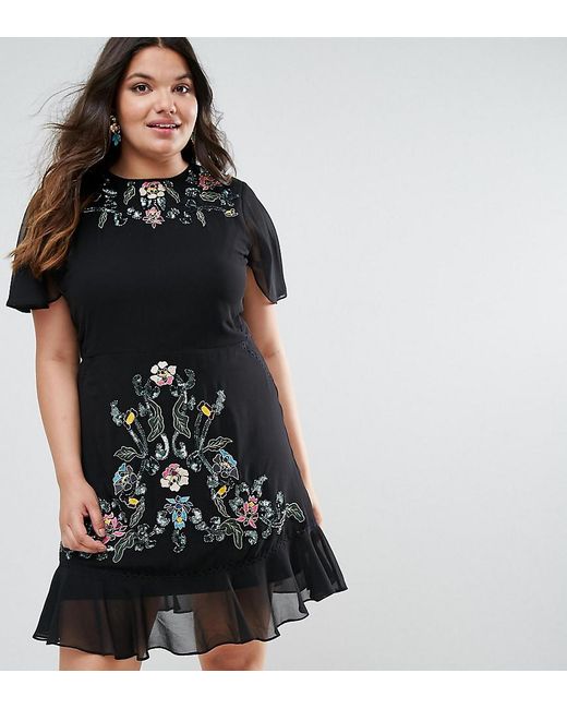 embroidered mesh overlay