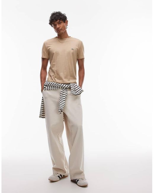 Lacoste White Pima T-Shirt for men