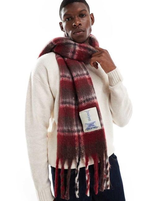 Jack & Jones Red Chunky Scarf for men