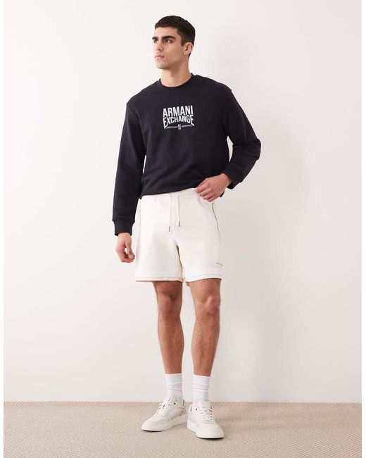 ARMANI EXCHANGE White Shorts for men