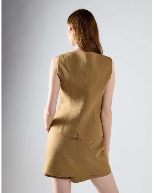 Glamorous Natural Tailored Skorts