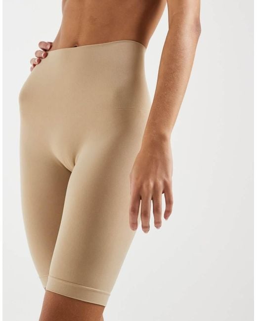 Pieces Natural Longline Seamless Shapewear Shorts